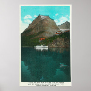 Going-To-The-Sun Chalet View Poster
