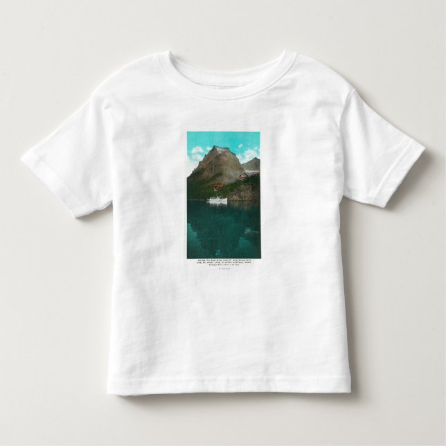 Going-To-The-Sun Chalet View Toddler T-Shirt (Front)