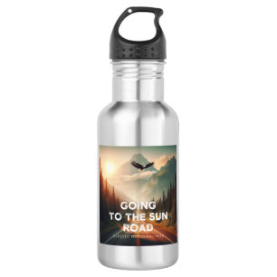 Going To The Sun Road Montana Eagle 532 Ml Water Bottle