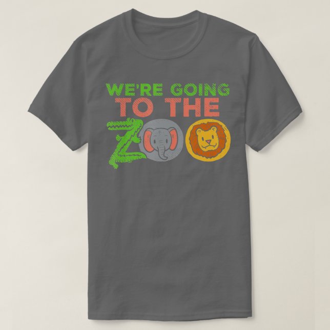Going To The Zoo Trip Safari Visit Adventure Wildl T-Shirt (Design Front)