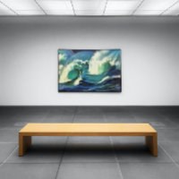 Going With The Flow Crashing Ocean Waves Art