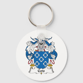 Gois Family Crest Key Ring