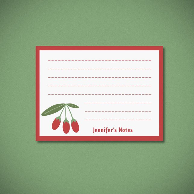 Goji Berries Post-it Notes (Goji Berries Post-it Notes)