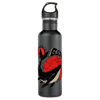 Gojira Whale Sun Moon Premium 710 Ml Water Bottle