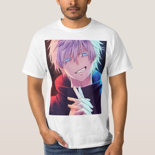 Gojo saturo printed tshirt (Front)