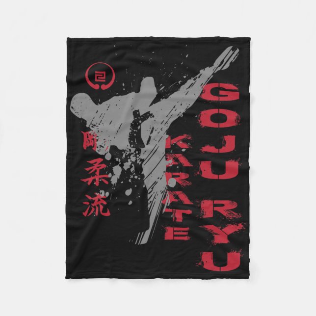 Goju Ryu Karate 2  Fleece Blanket (Front)