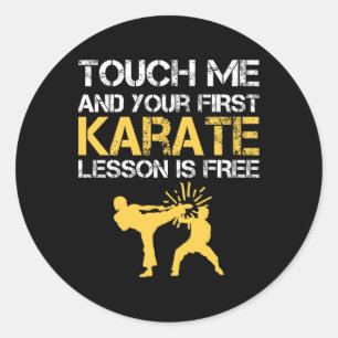 Goju Ryu Karate 3  Classic Round Sticker