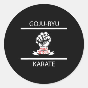 Goju-ryu Karate  Classic Round Sticker