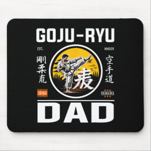 Goju-ryu Karate Dad For Dads With Karate Pion Mouse Pad