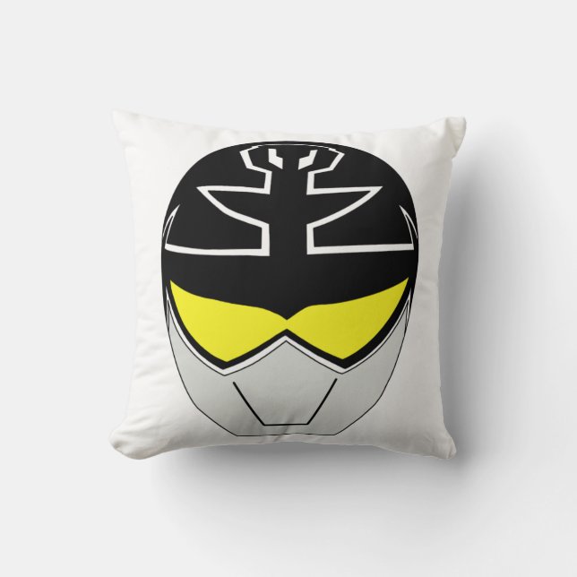 Gokai Super Mega Silver Helmet Pillow (Front)
