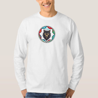 Göktürk Türk Wolf Design shirt