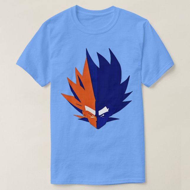 Goku and Vegeta United The Fusion Unleashed T-Shirt (Design Front)