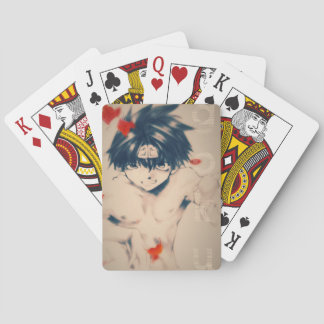 goku playing cards
