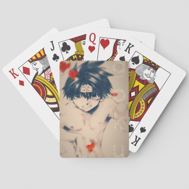 goku playing cards (Back)