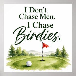 Gol Funny Quotes for Golfer Poster