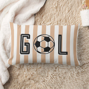 Gol Soccer Football Boy Girl Room Decor Lumbar Cushion