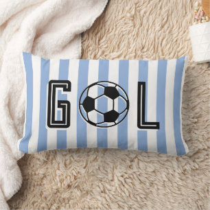 Gol Soccer Football Boy Girl Room Decor Lumbar Cushion