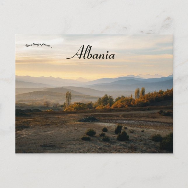 Golaj Albania Postcard (Front)