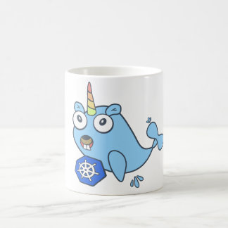 Golang gopher Docker unicorn with Kubernetes Coffee Mug