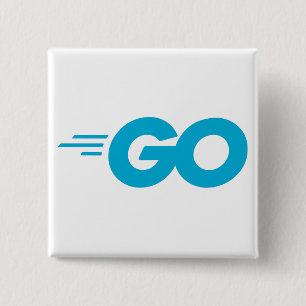 Golang Logo 15 Cm Square Badge