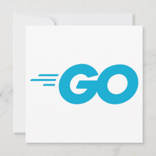 Golang Logo (Go Programming Language) Card