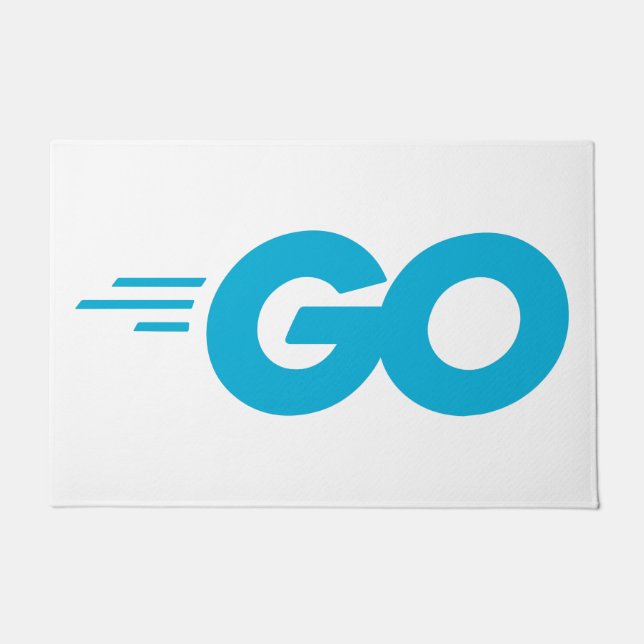 Golang Logo (Go Programming Language) Doormat (Front)