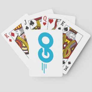 Golang Logo (Go Programming Language) Playing Cards