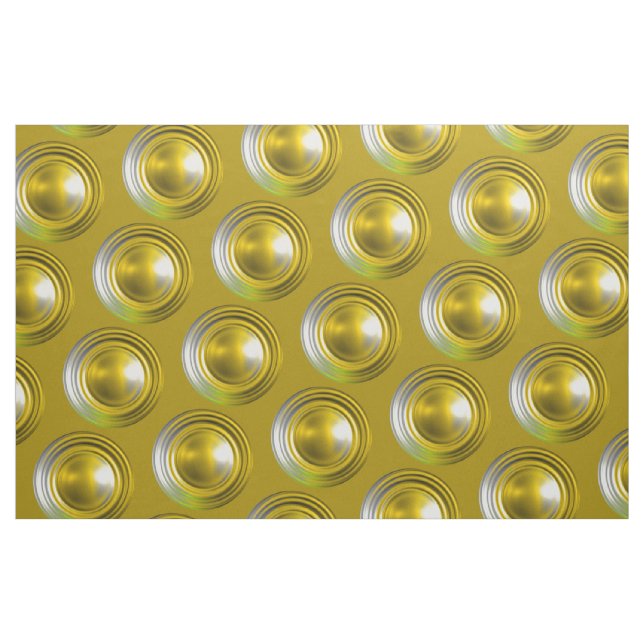 Gold 3d Pattern Fabric (Fat Quarter)