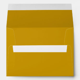 Gold 5x7 A7 Inside Colour Envelope