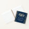 Gold 90th Birthday Guestbook Confetti Navy Blue