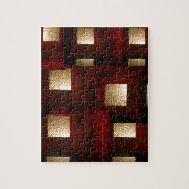 Gold Abstract Brown Color Jigsaw Puzzle (Vertical)