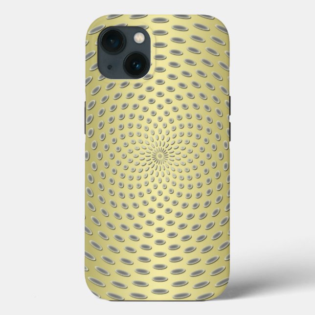 Gold Abstract Design Case-Mate iPhone Case (Back)