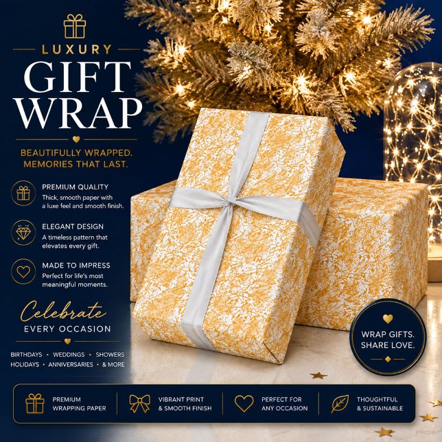 Gold Abstract Wrapping Paper (Creator Uploaded)