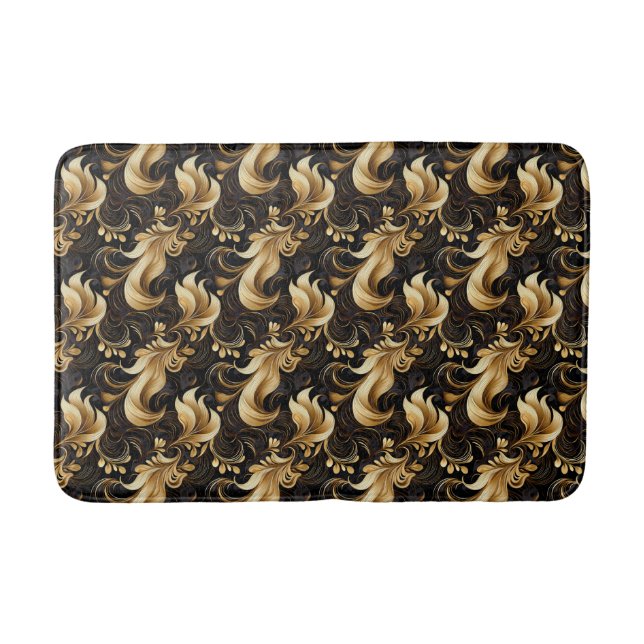 Gold Accented Bath Mat (Front)