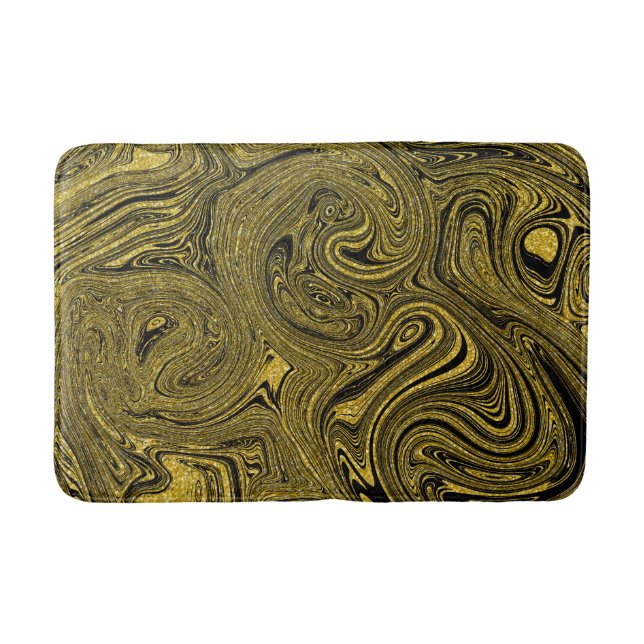 Gold Accented Bath Mat (Front)