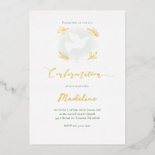 gold accents Confirmation