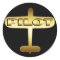 GOLD AIRPLANE PILOT