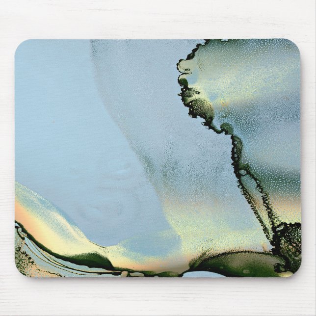Gold Alcohol Ink   Mouse Pad (Front)