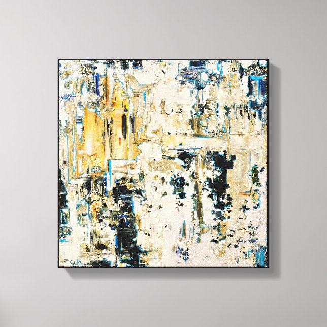 Gold Among Gravel -canvas print (Front)