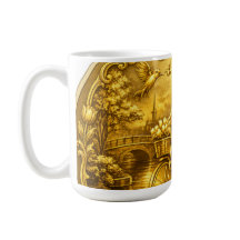 Gold Amsterdam Arched Bridges Charm