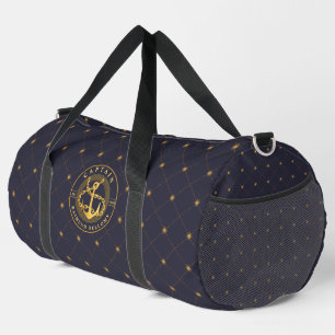 Gold Anchor Duffle Bag