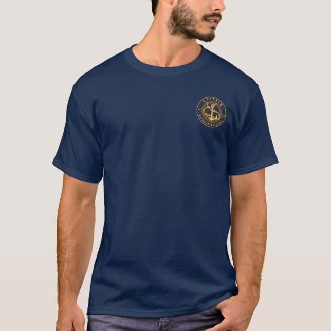 Gold Anchor  T-Shirt (Front)