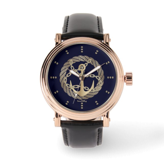Gold Anchor  Watch (Front)