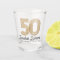 Gold and Black 50th Birthday Shot Glass