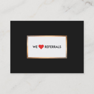 Gold and Black Customer Appreciation Referral
