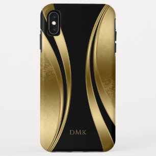 Gold and black geometric design Case-Mate iPhone case