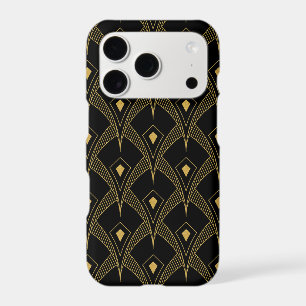 Gold and black geometric pattern