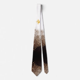  Gold and black Hairstylist  Salon Tie