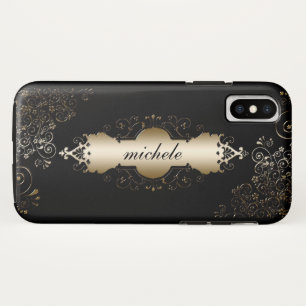 Gold and Black Personalised Case-Mate iPhone Case