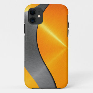 Gold and Black Stainless Steel Metal Case-Mate iPhone Case